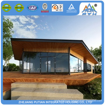 Living prefabricated steel frame house resort for sale philippines